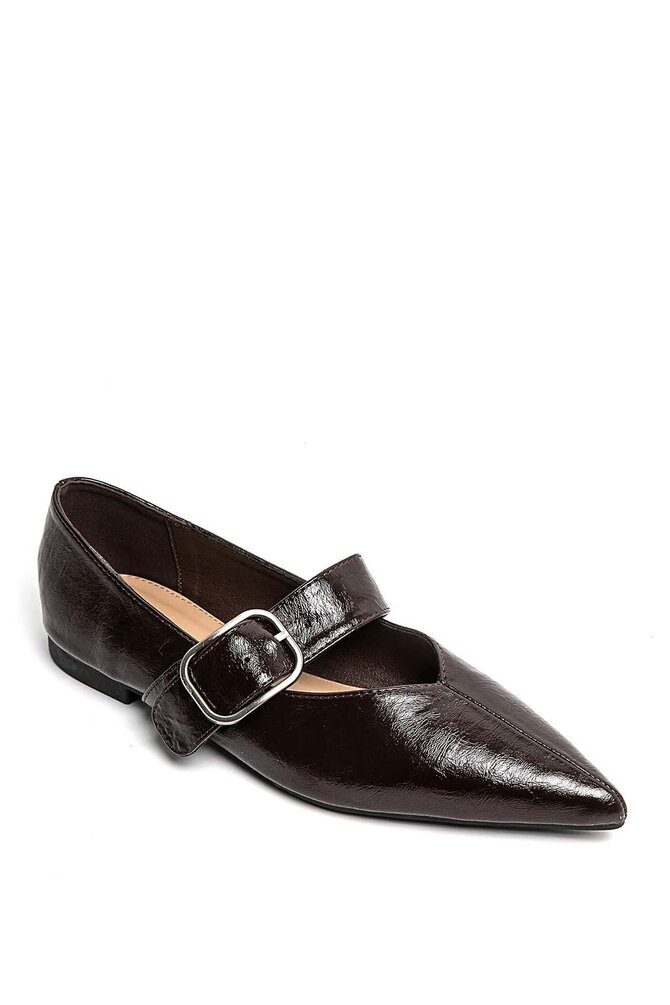 Bruine PU Loafers
