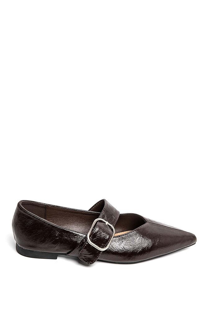 Bruine PU Loafers