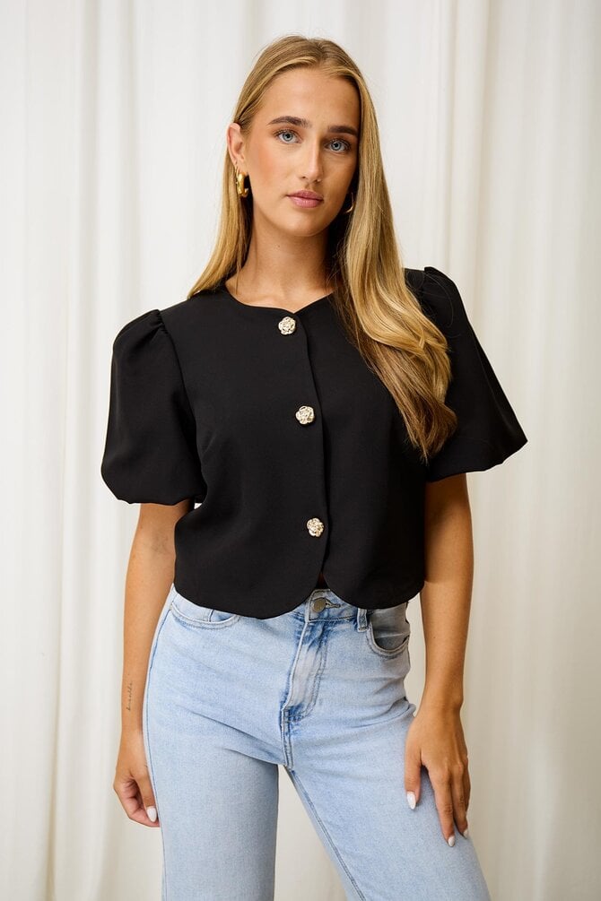 Top Rosie - Zwart