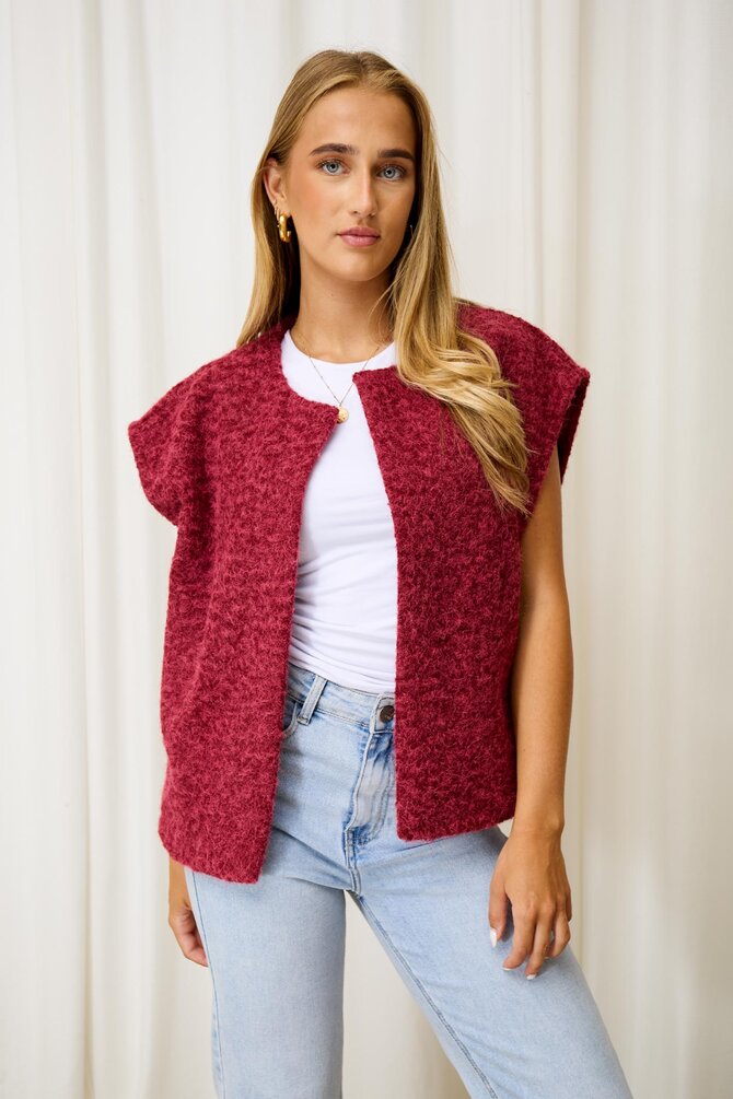 Gilet Mila - Bordeaux