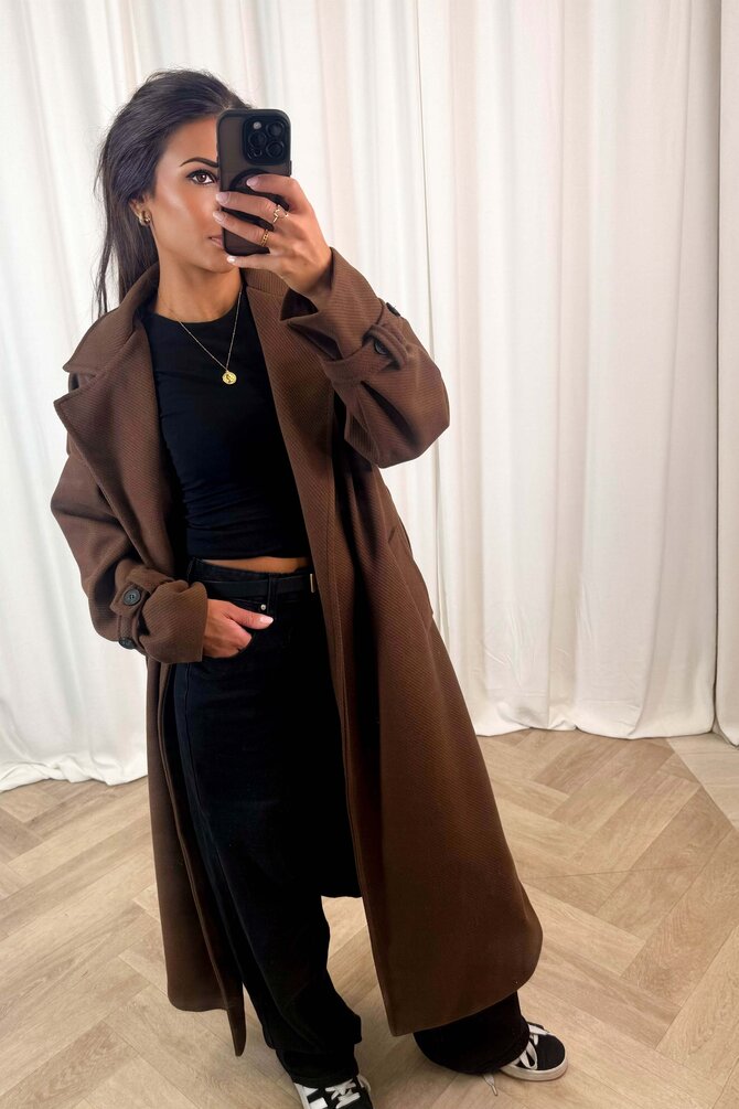 Trenchcoat Ellie - Bruin