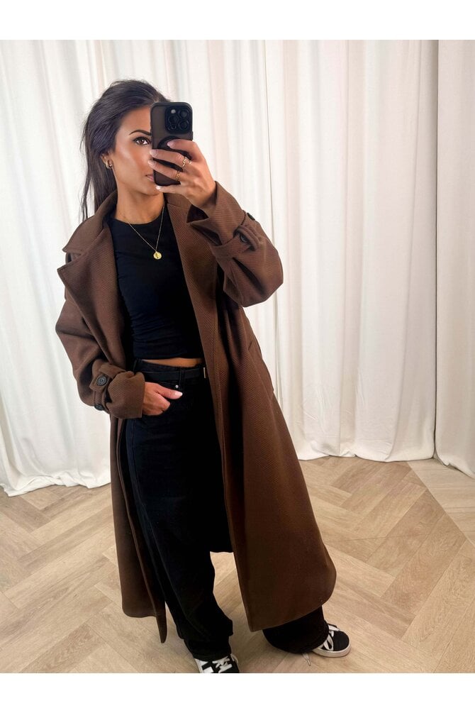 Trenchcoat Ellie - Bruin
