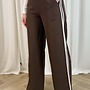 Pantalon Streep Zijkant - Bruin