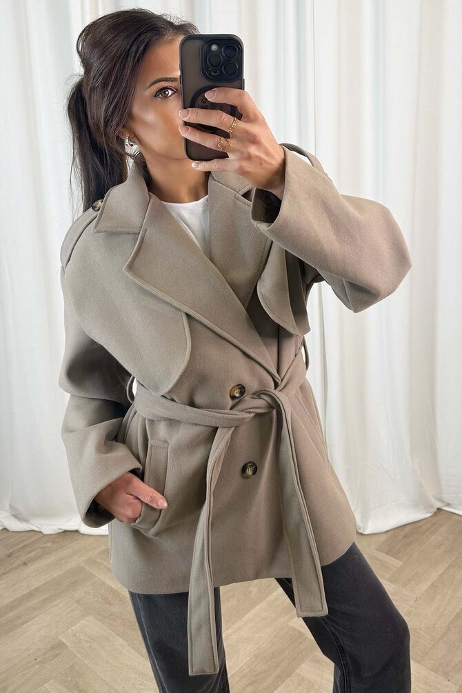 Trenchcoat Sarah - Taupe