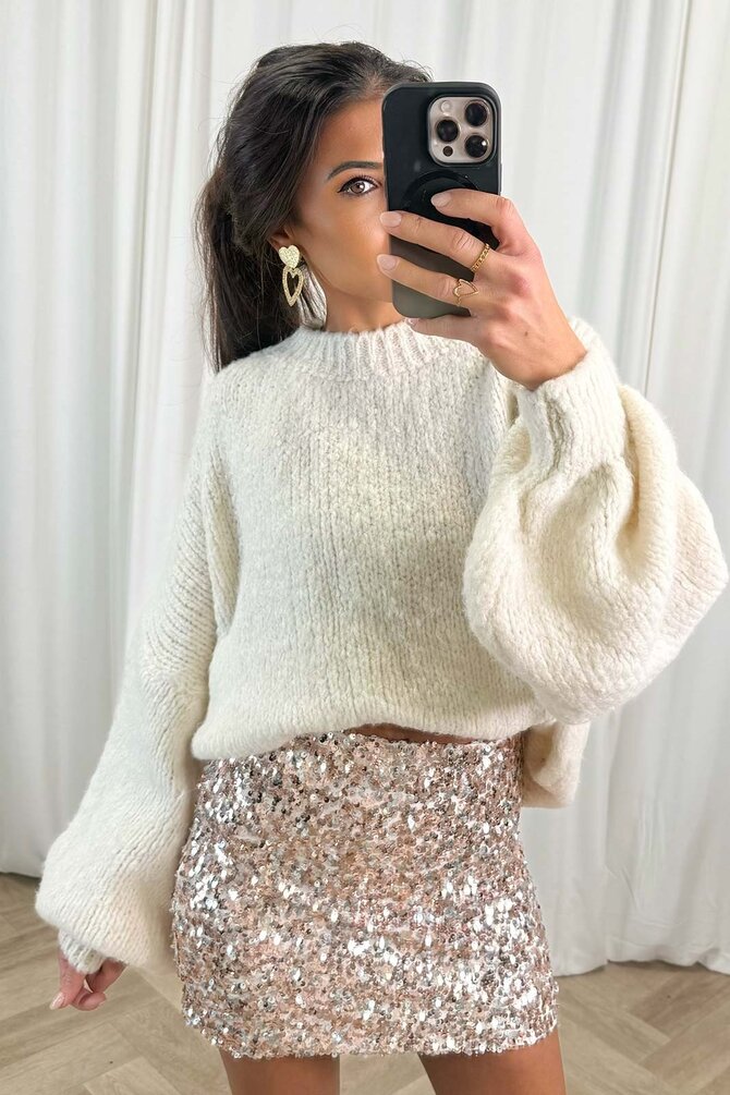Sequin Rok - Goud