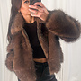 Fluffy Jacket - Bruin