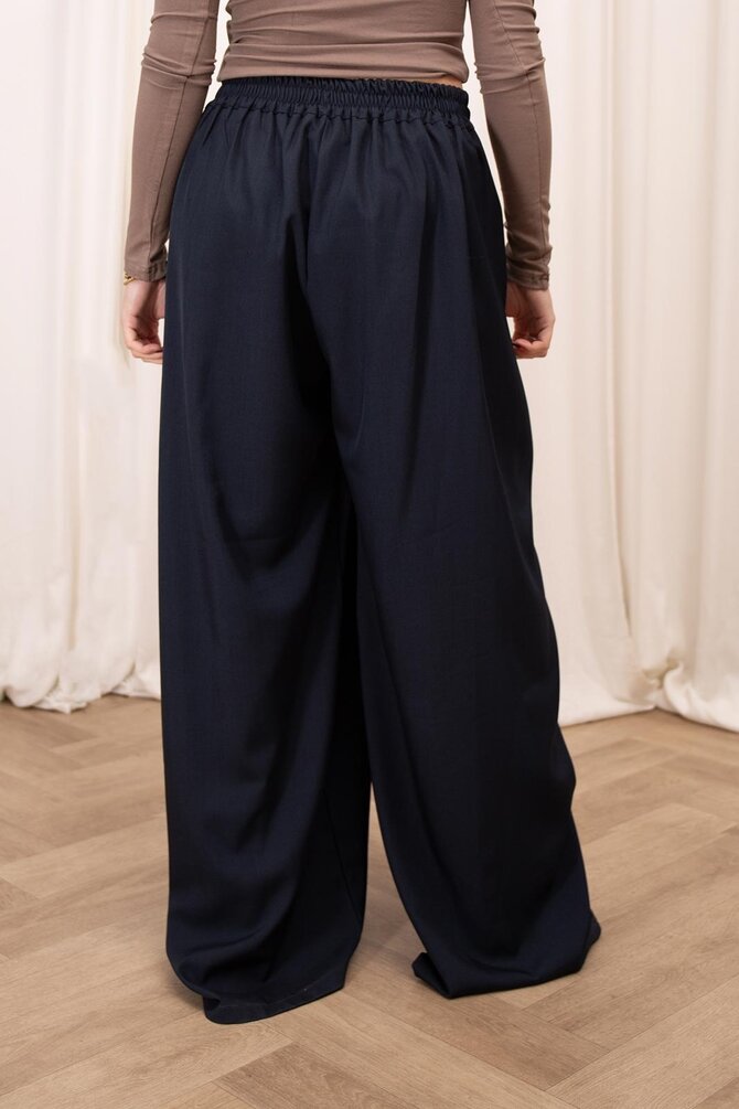 Plooien Pantalon - Navy