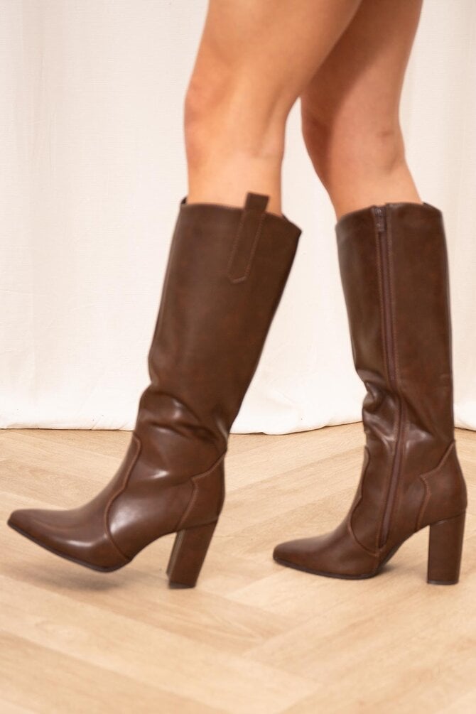 Hoge Laarzen Kimberly - Bruin