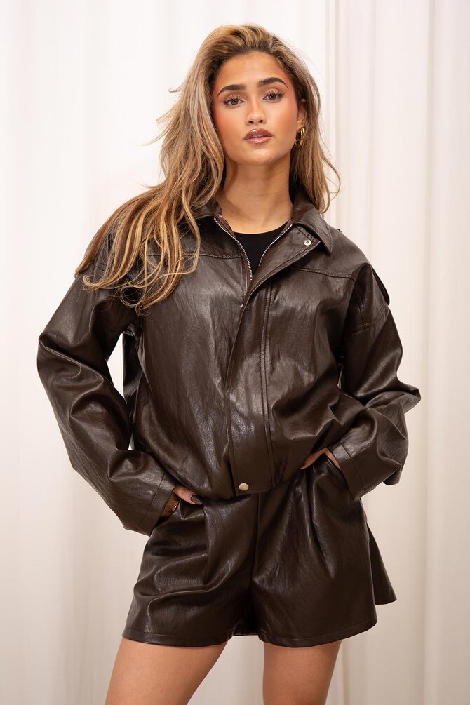 PU Jacket - Bruin