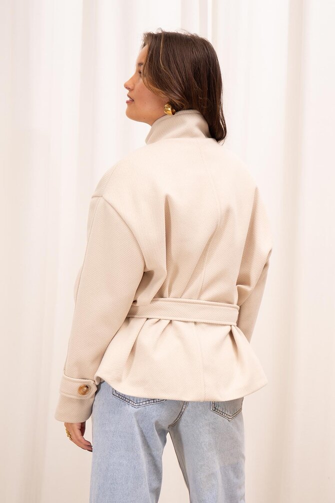 Korte Trenchcoat - Beige