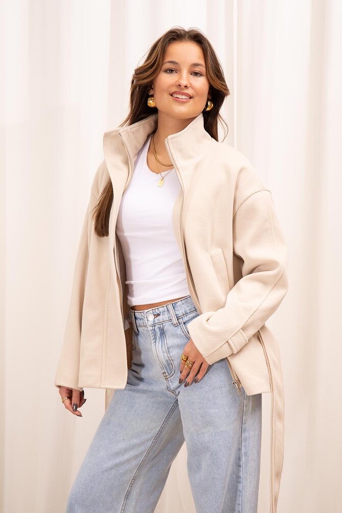 Korte Trenchcoat - Beige