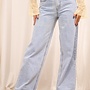 Wide Leg Jeans - Licht Blauw