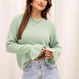 Ruffle Trui Romy - Mint
