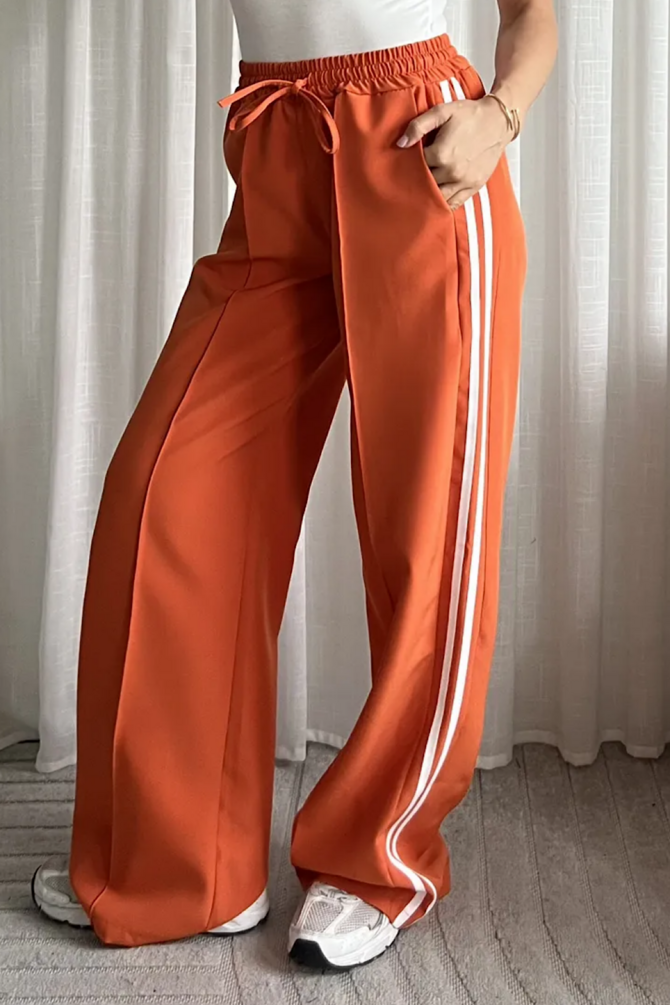 Gestreepte Broek - Oranje