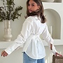 Getailleerde Blouse Ronja - Wit