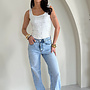 Rechte Jeans Tessa - Blauw