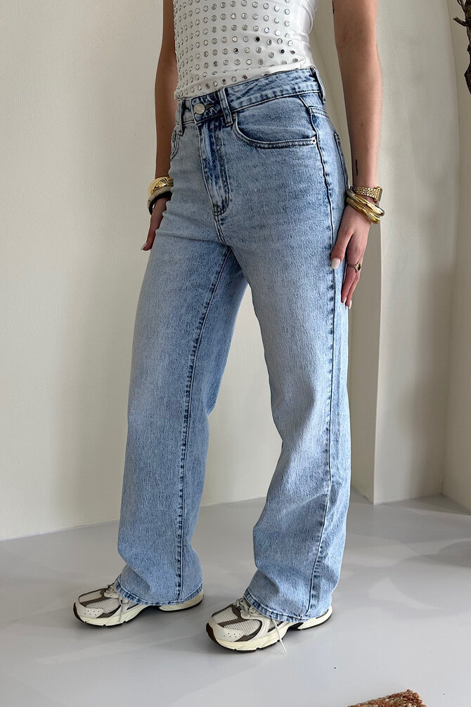 Rechte Jeans Tessa - Blauw