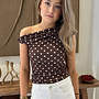 Polka Top - Bruin