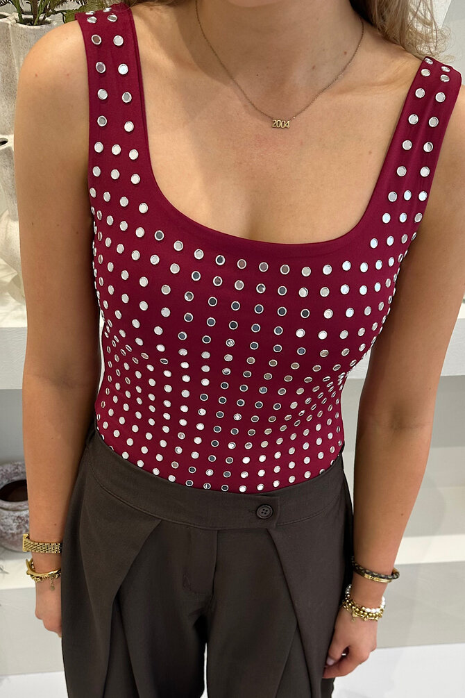 Studs Body - Bordeaux