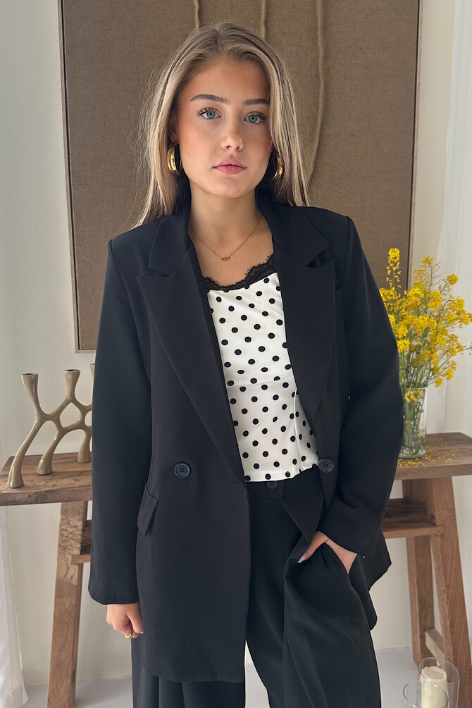 Oversized Blazer Sabrina - Zwart