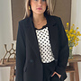 Oversized Blazer Sabrina - Zwart