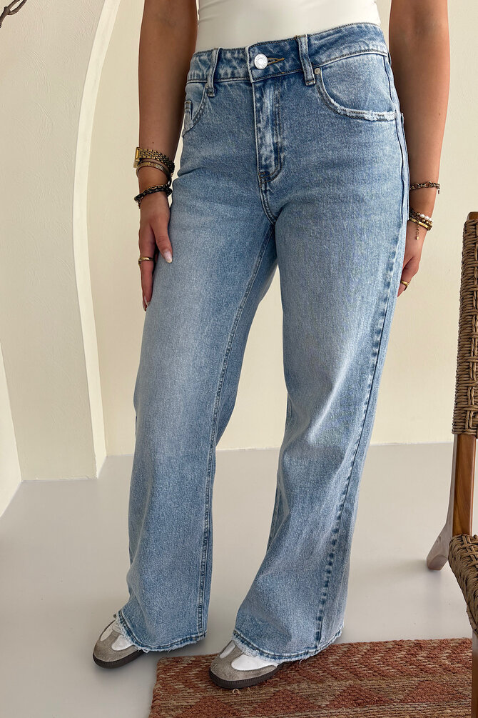 Wide Leg Jeans Sabrina - Blauw