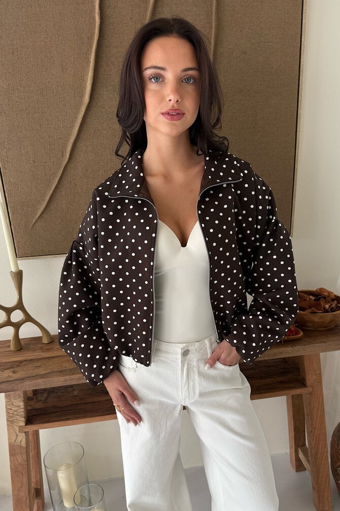Polka Dots Jasje - Bruin