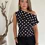 Polka Dots Top Malou - Zwart