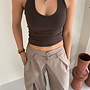 Basic Halter Top - Bruin