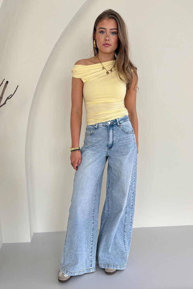 Wide Leg Jeans Vanessa - Blauw