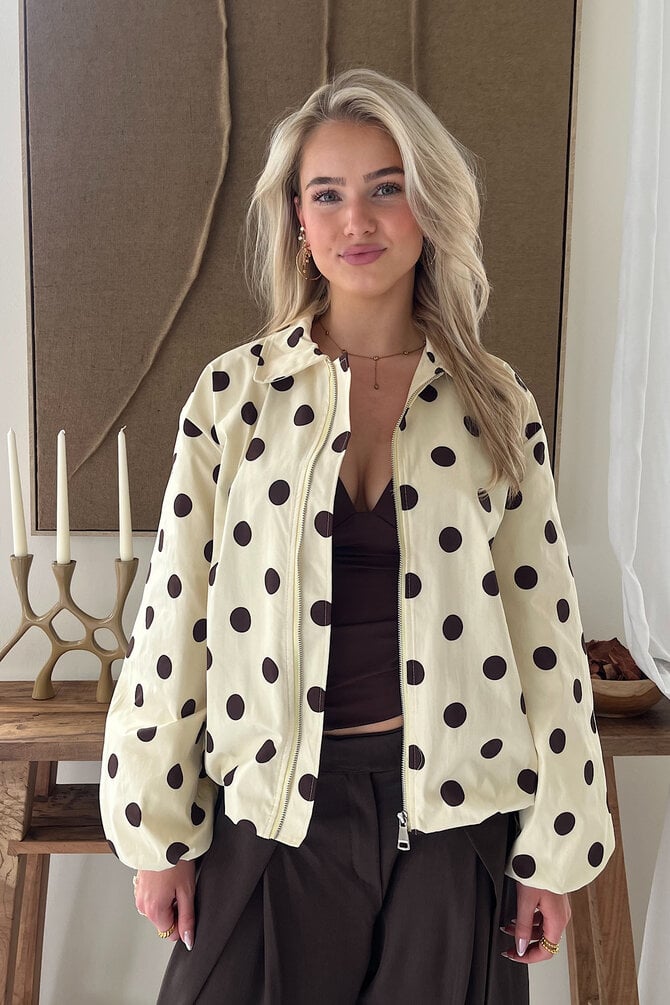 Polka Jacket Lisa -Geel