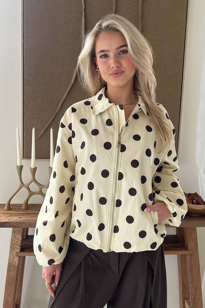 Polka Jacket Lisa - Geel
