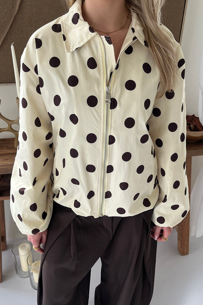 Polka Jacket Lisa - Geel