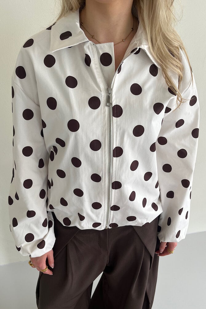 Polka Jacket Lisa - Wit