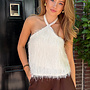 Veren Halter Top - Crème