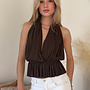 Lage Rug Top - Bruin