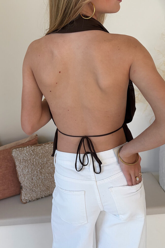 Lage Rug Top - Bruin