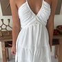 Halter Jurk Merel - Wit