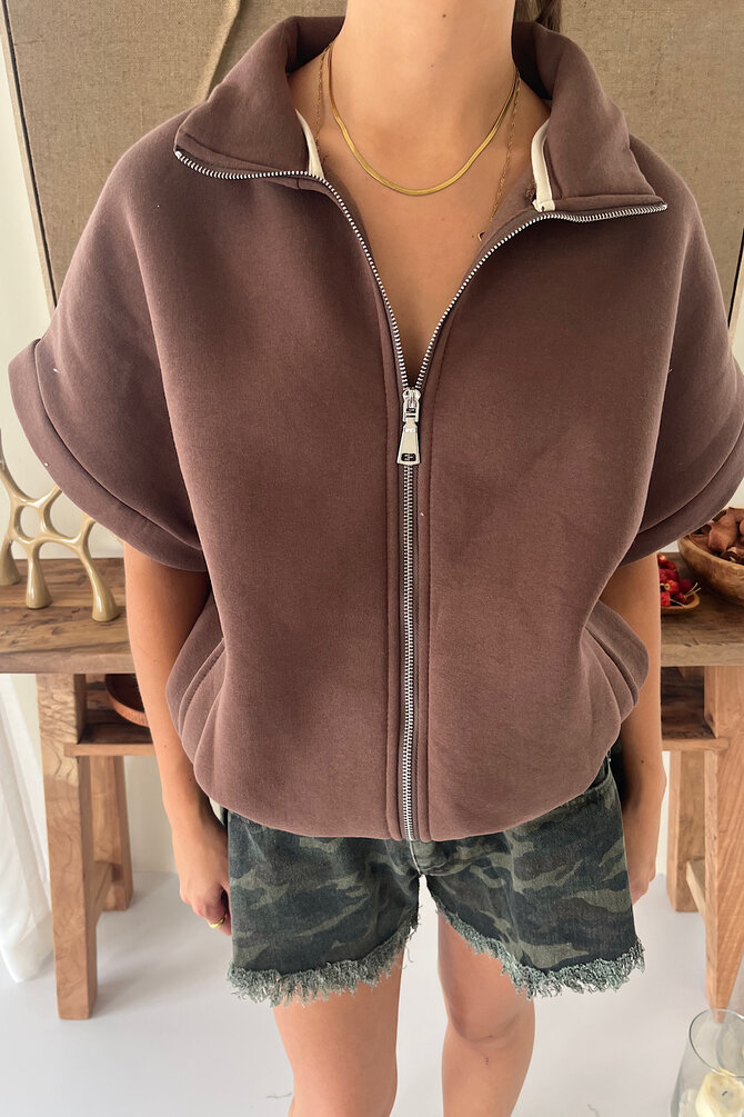Zipper Vest - Bruin