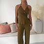 Jumpsuit Open Rug - Groen