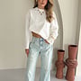Barrel Jeans Katie - Blauw