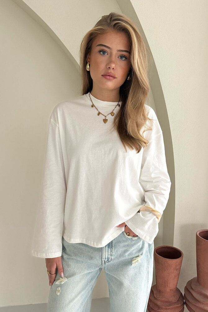Long Sleeve Top Annet - Wit