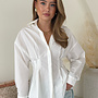 Popeline Blouse - Wit