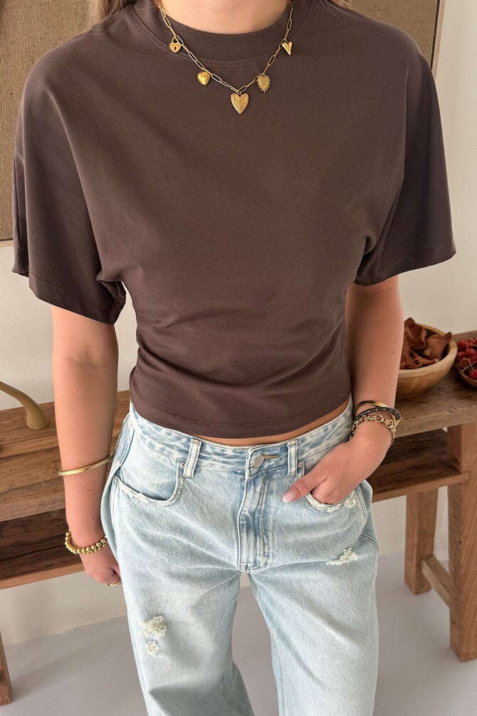 Shirt Romy - Bruin