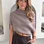 Off Shoulder Top Faye - Taupe