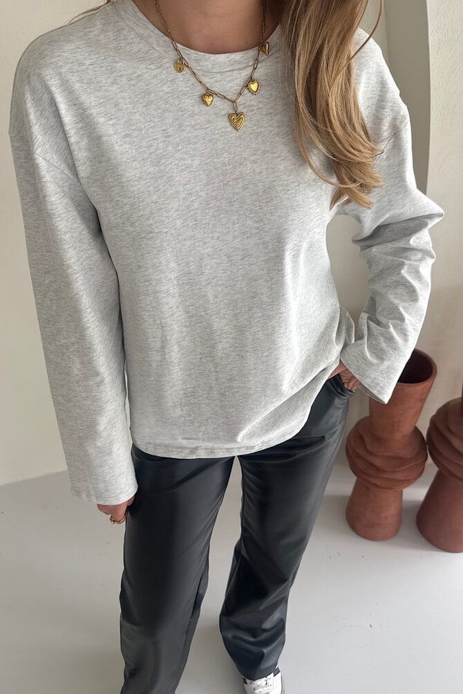 Long Sleeve Top Annet - Grijs
