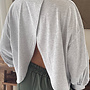 Split Longsleeve - Grijs
