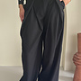 Wijde Pantalon Nela - Zwart