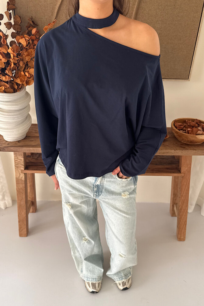 Choker Longsleeve - Navy