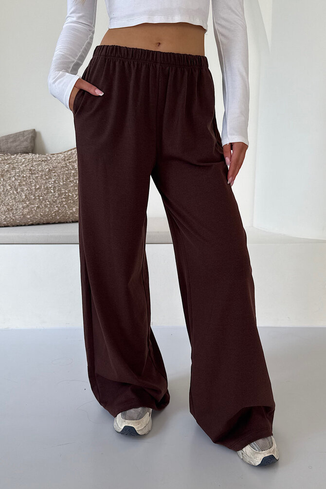 Wijde Joggingbroek - Bruin